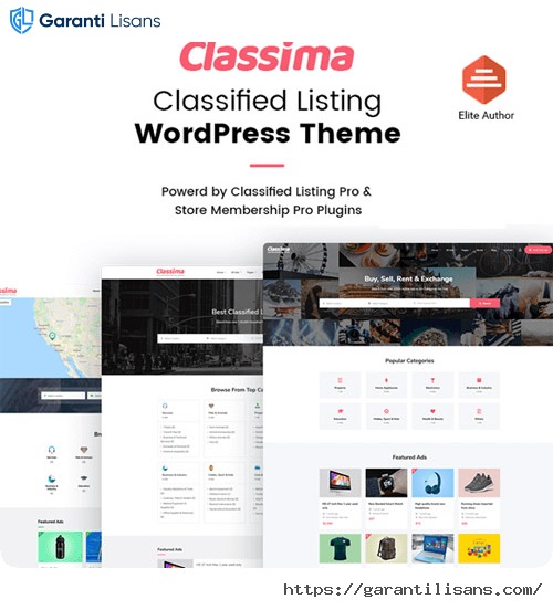 Classima – Classified Ads WordPress Theme