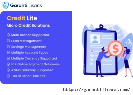 Credit Lite – Multi Branch Loan & Savings Management System