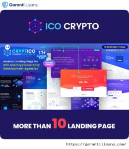 Cryptico – ICO Crypto Landing & Cryptocurrency WordPress Theme​