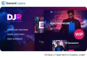 DJ Rainflow | A Music Band & Musician WordPress Theme