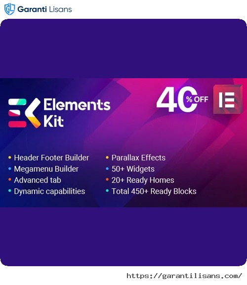 Elements Kit – All In One Addons for Elementor Page Builder