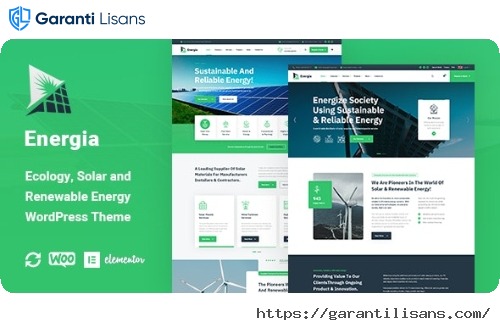 Energia – Renewable Energy WordPress Theme