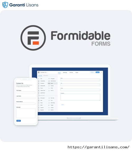 Formidable Forms Pro – WordPress Form Builder Plugin