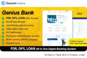 Genius Bank – All in One Digital Banking System
