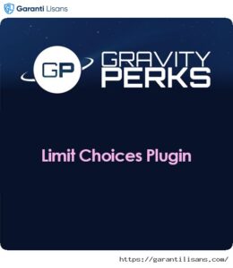 Gravity Perks Limit Choices Plugin