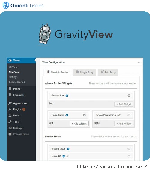 Gravity View WordPress Plugin