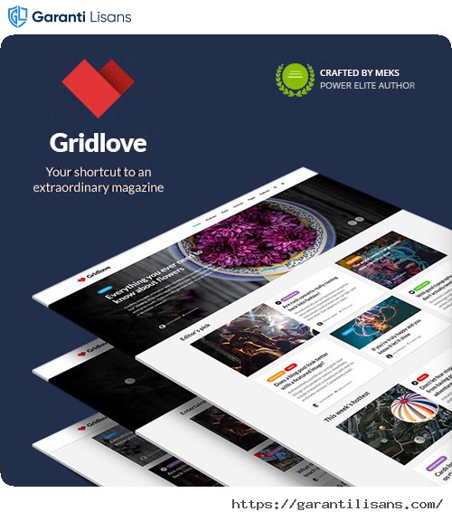 Gridlove – Creative Grid Style News & Magazine WordPress Theme