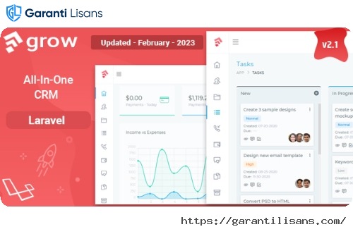 Grow CRM – Laravel Project Management