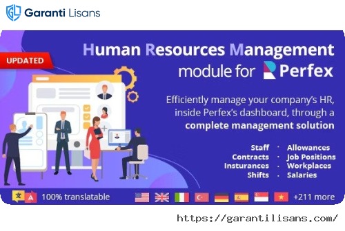 Human Resources Management – HR module for Perfex CRM