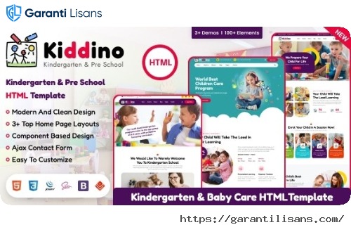 Kiddino – Kids & Kindergarten WordPress Theme