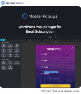 Master Popups – WordPress Popup Plugin for Email Subscription