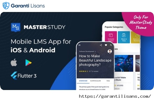 MasterStudy LMS Mobile App – Flutter v.3 iOS & Android