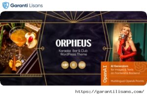 Orpheus – Karaoke Bar & Club WordPress Theme