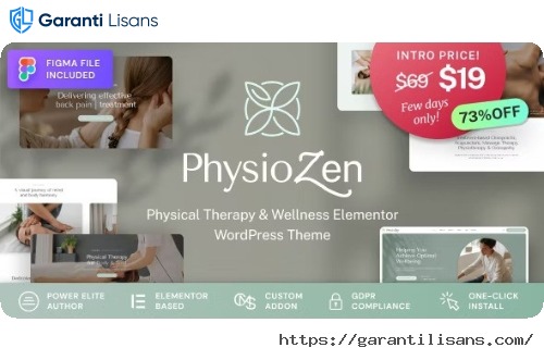PhysioZen – Chiropractor & Physiotherapy Wellness WordPress Theme