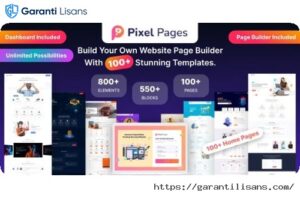 PixelPages – SAAS Application Website Builder for HTML Template