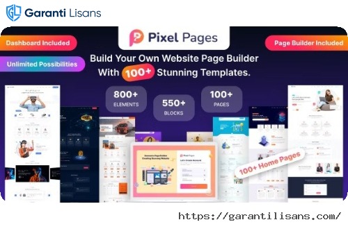PixelPages – SAAS Application Website Builder for HTML Template