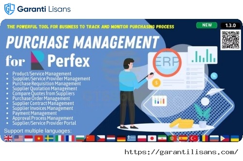 Purchase Management module for Perfex CRM