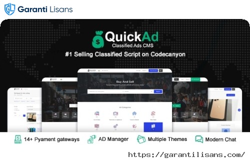 Quickad Classified Ads CMS PHP Script
