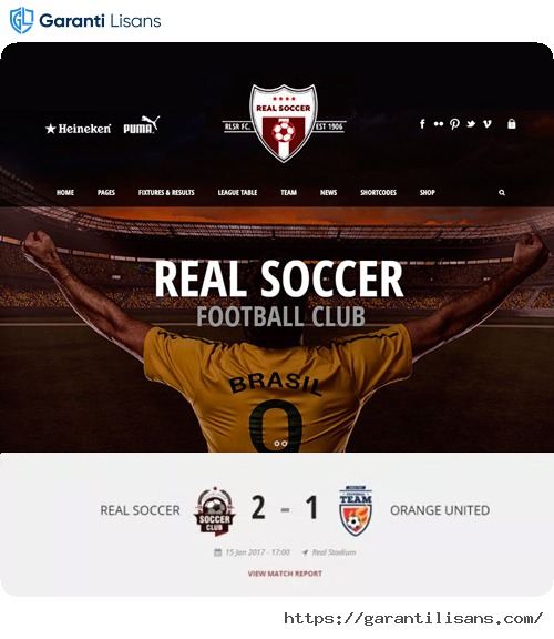 Real Soccer – Sport Clubs Responsive WP Theme