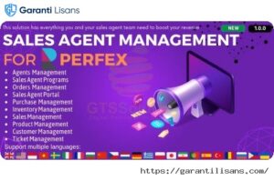 Sales Agent Management module for Perfex CRM