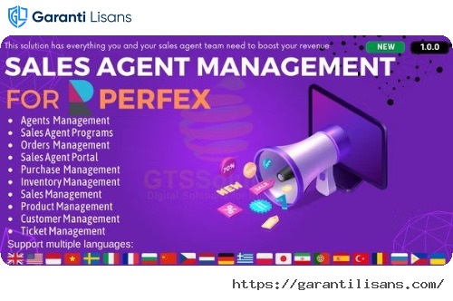 Sales Agent Management module for Perfex CRM