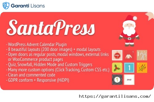 SantaPress – WordPress Advent Calendar Plugin & Quiz