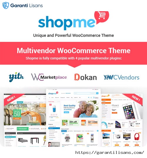 ShopMe – Multi Vendor Woocommerce WordPress Theme