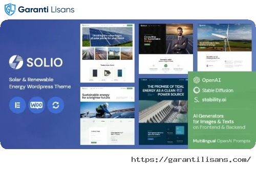 Solio – Solar & Renewable Energy WordPress Theme
