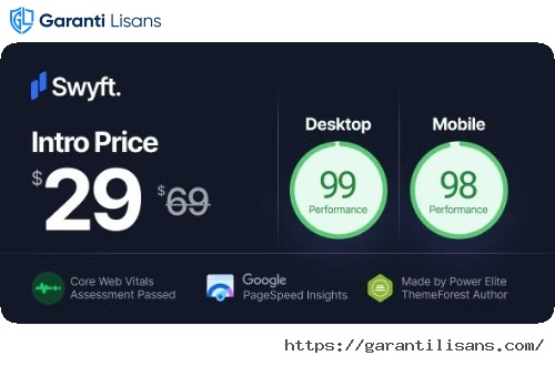 Swyft – PageSpeed Optimized WordPress Blog Theme