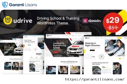 Udrive – Driving School WordPress Theme
