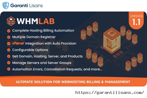 WHMLab – Ultimate Solution For WebHosting Billing And Management