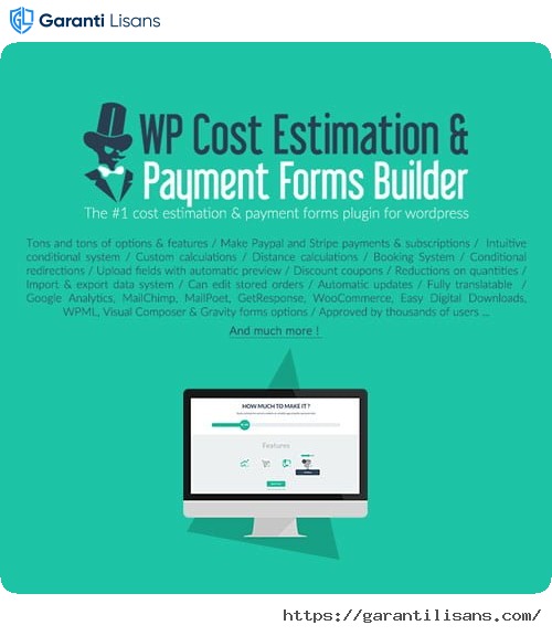 WP Cost Estimation & Payment Forms Builder