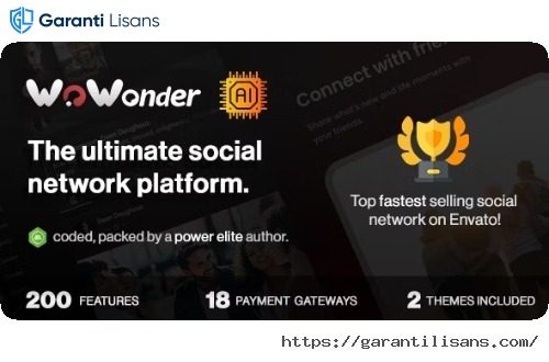 WoWonder – The Ultimate PHP Social Network Platform