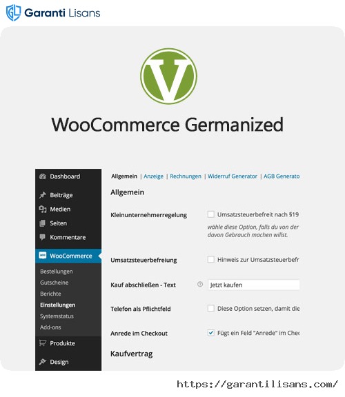WooCommerce Germanized Pro by Vendidero