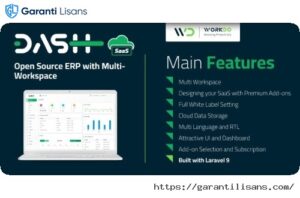 WorkDo Dash SaaS – Open Source ERP with Multi-Workspace