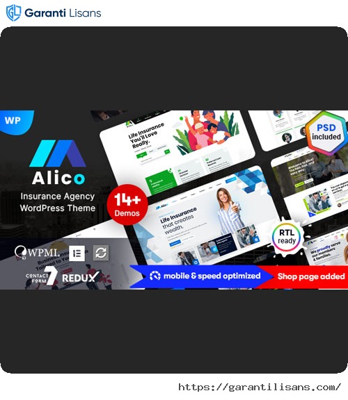 Alico – Insurance Agency WordPress Theme