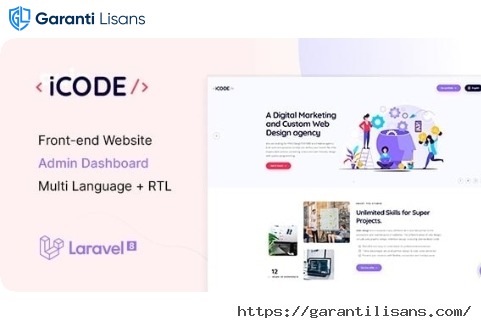iCode – Multipurpose Website CMS & Creative Agency Management System