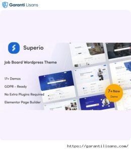Superio – Job Board WordPress Theme