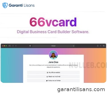 66vcard – Digital Business Card Builder (SAAS)