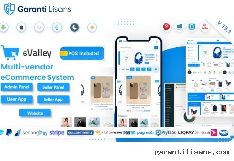 6valley Multi-Vendor E-commerce – Complete eCommerce Mobile App, Web, Seller and Admin Panel