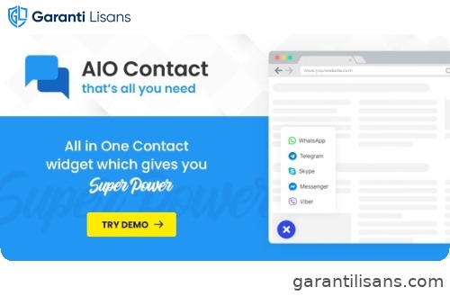 AIO Contact – All in One Contact Widget – Support Button