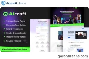 AIcraft – AI Application & Generator WordPress Theme