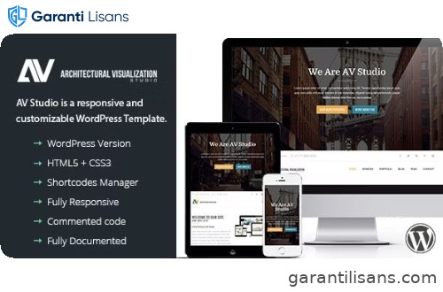 AV Studio – One Page WordPress Theme