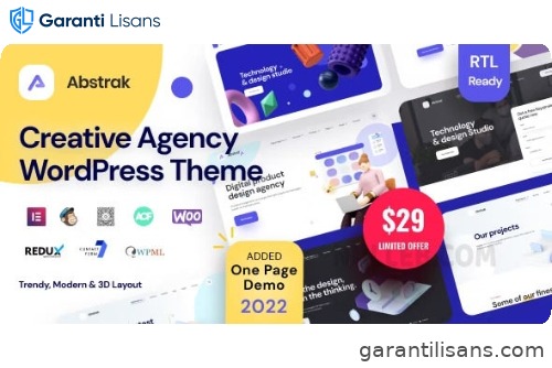 Abstrak – Agency & Portfolio Theme