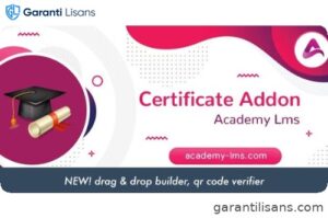 Academy LMS Certificate Addon