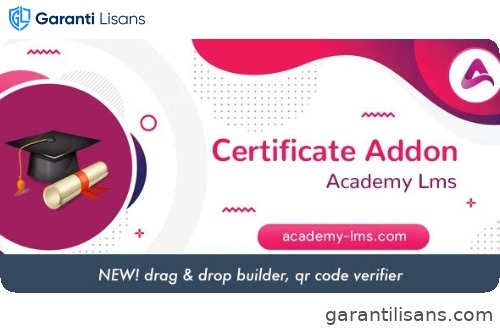 Academy LMS Certificate Addon