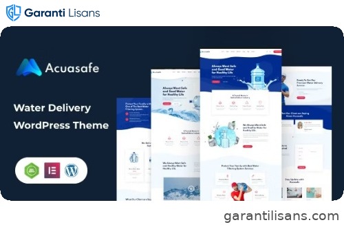 Acuasafe – Drinking Water Delivery WordPress Theme