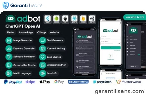AdBot – ChatGPT Open AI Android and iOS App