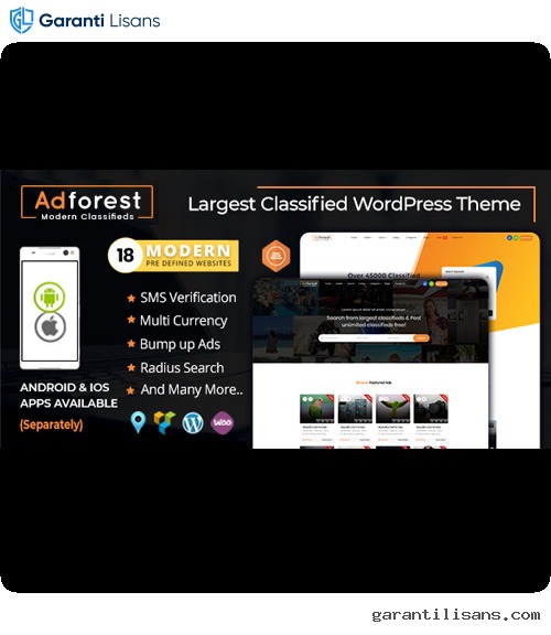 AdForest – Classified Ads WordPress Theme