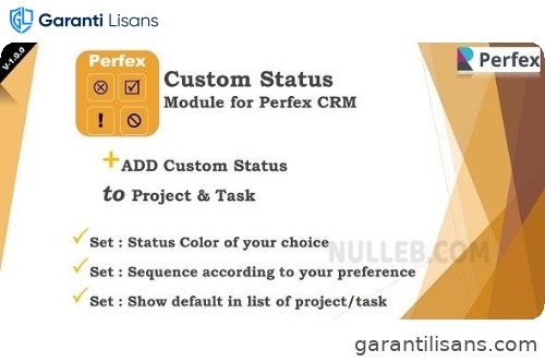 Add-on Statuses Module for Perfex CRM